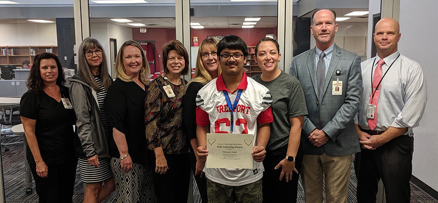 Kids Capturing Hearts Student Recognized